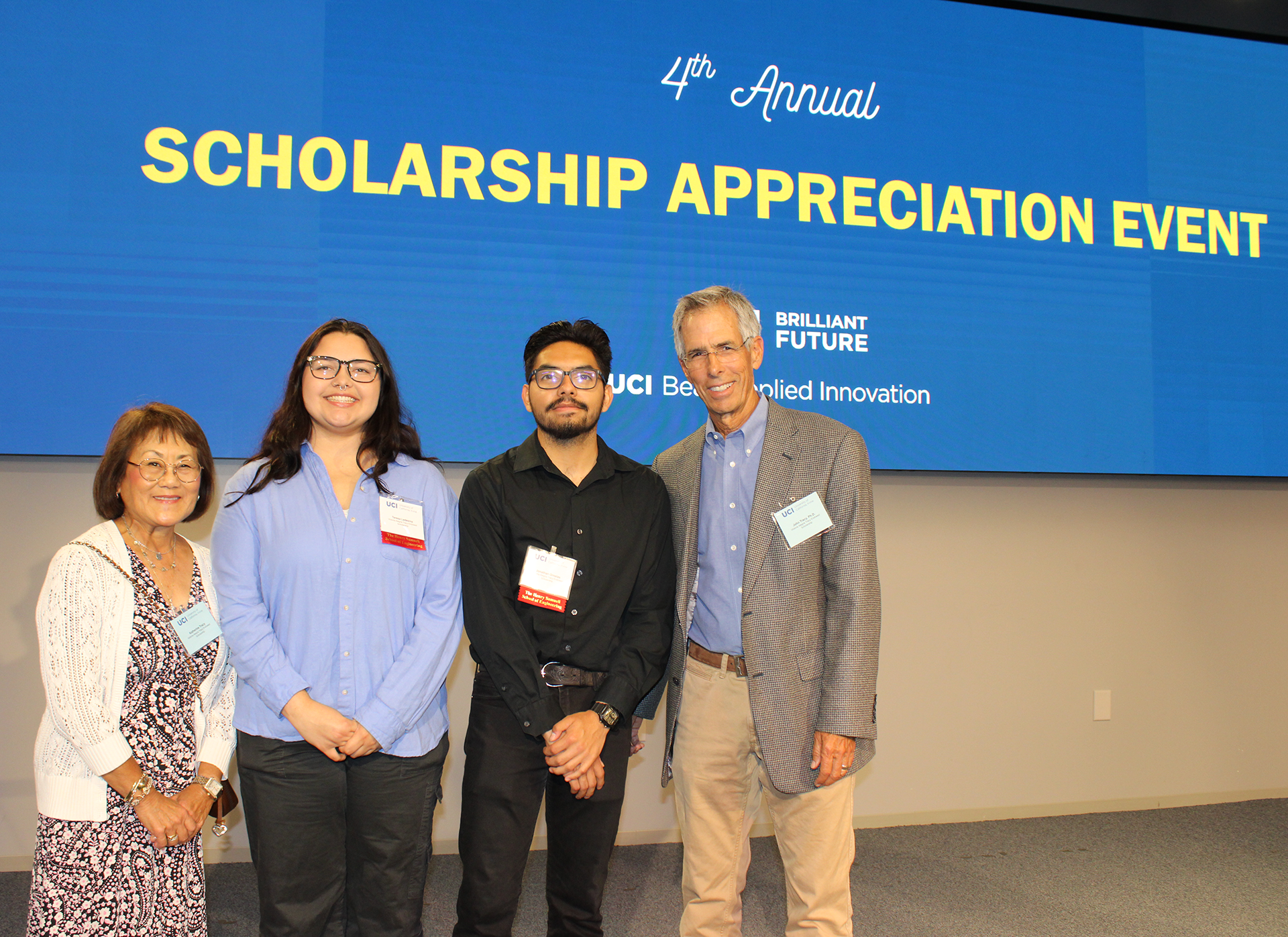 UCI-OC Alliance students and members at the Scholarship Appreciation event